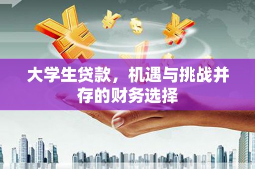 北市大学生贷款，机遇与挑战并存的财务选择