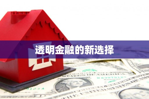 北市透明金融的新选择