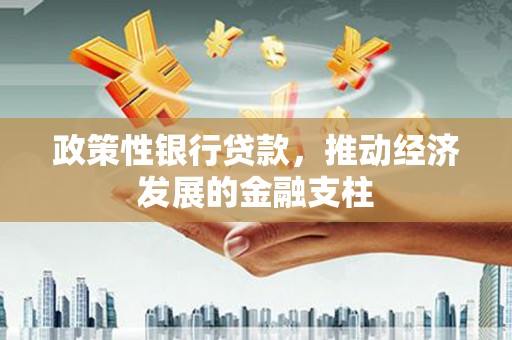 北市政策性银行贷款，推动经济发展的金融支柱