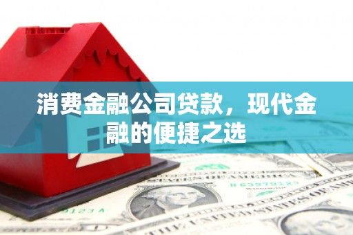 北市消费金融公司贷款，现代金融的便捷之选