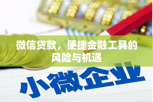 北市微信贷款，便捷金融工具的风险与机遇