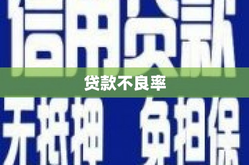 北市贷款不良率