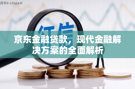 北市京东金融贷款，现代金融解决方案的全面解析