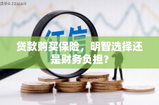 北市贷款购买保险，明智选择还是财务负担？