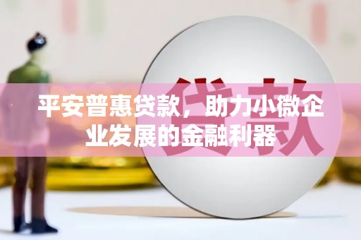 北市平安普惠贷款，助力小微企业发展的金融利器