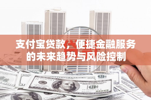 北市支付宝贷款，便捷金融服务的未来趋势与风险控制