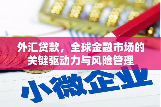 北市外汇贷款，全球金融市场的关键驱动力与风险管理