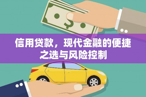 北市信用贷款，现代金融的便捷之选与风险控制