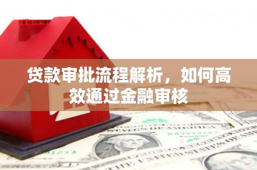 北市贷款审批流程解析，如何高效通过金融审核