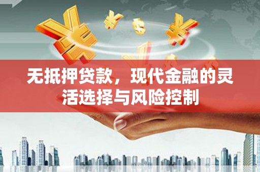 北市无抵押贷款，现代金融的灵活选择与风险控制
