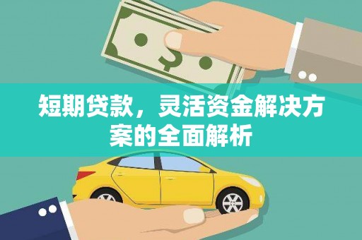 北市短期贷款，灵活资金解决方案的全面解析