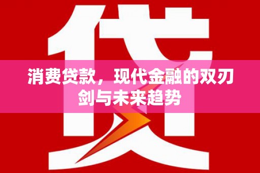 北市消费贷款，现代金融的双刃剑与未来趋势