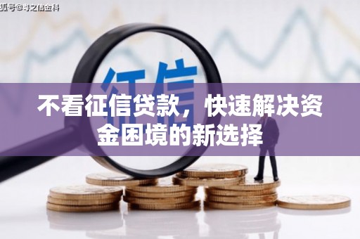 北市不看征信贷款，快速解决资金困境的新选择