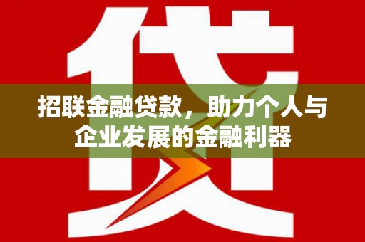 北市招联金融贷款，助力个人与企业发展的金融利器