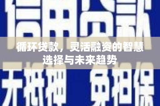北市循环贷款，灵活融资的智慧选择与未来趋势