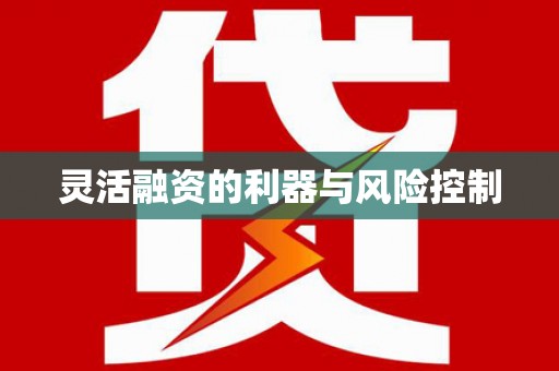 北市灵活融资的利器与风险控制