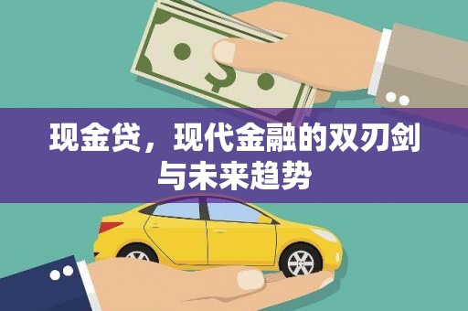 北市现金贷，现代金融的双刃剑与未来趋势