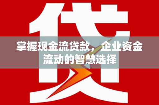 北市掌握现金流贷款，企业资金流动的智慧选择