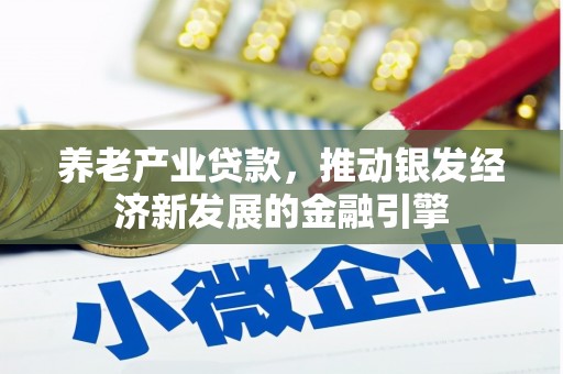 北市养老产业贷款，推动银发经济新发展的金融引擎