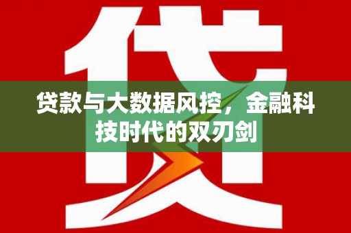 北市贷款与大数据风控，金融科技时代的双刃剑