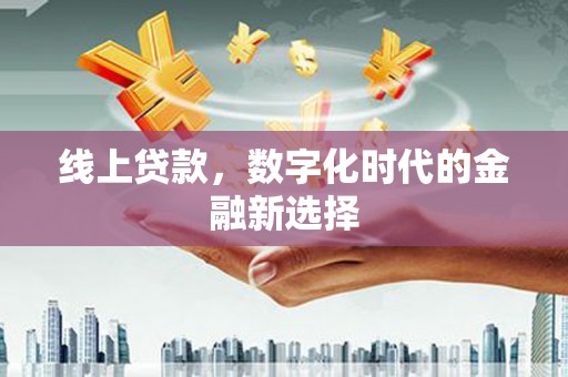 北市线上贷款，数字化时代的金融新选择