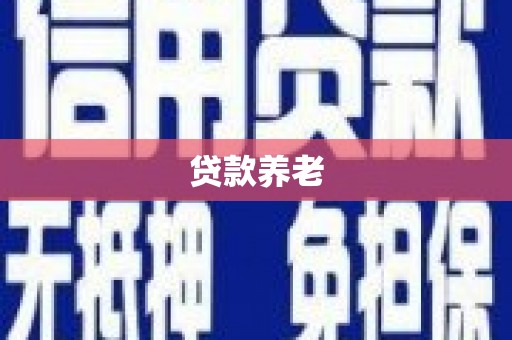 北市贷款养老