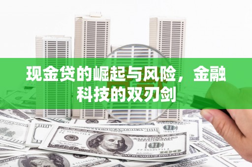 北市现金贷的崛起与风险，金融科技的双刃剑