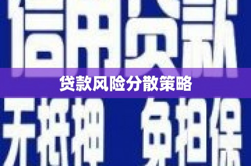 北市贷款风险分散策略