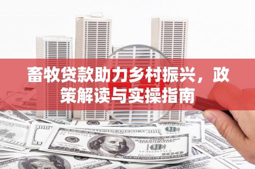 北市畜牧贷款助力乡村振兴，政策解读与实操指南