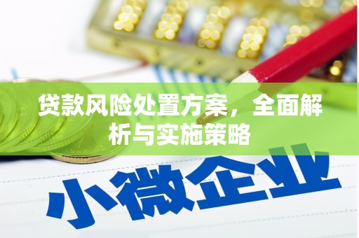 北市贷款风险处置方案，全面解析与实施策略