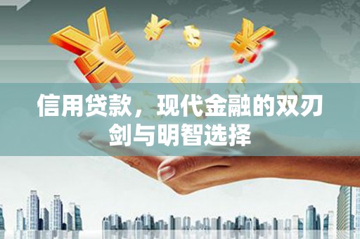 北市信用贷款，现代金融的双刃剑与明智选择